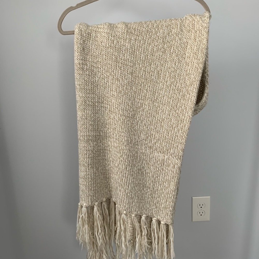 Cream Blanket Scarf